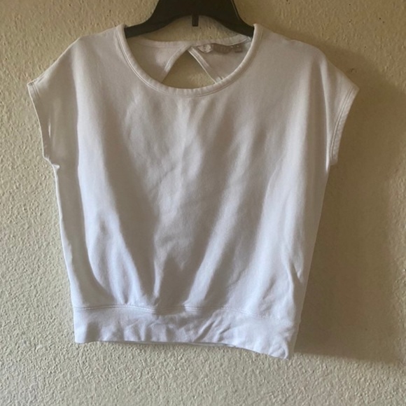 Athleta Be Open Cutout French Terry Tee - Picture 2 of 8